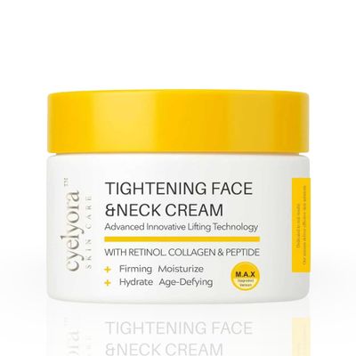 CYELYORA Neck Tightening Cream - Smoothing Cream for Fine Lines, Wrinkles - 100ml | Loose and Crepey Skin - Moisturizer for Neck, Chest & Face