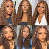 P430 Curly Hair Highlights Bundle Two Tone Chocolate And Brown Human Hair Brazilian Remy Hair 22 24 26 Inch Ombre Curly Human Hair Virgin Remy For Black Women 300g view 2