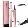 2026 New Microblading Eyebrow Pen, Waterproof Eyebrow Pencil, Eye Brow Pen with 4 Tip, Premium Natural Magic Eyebrow Makeup Fine Stroke Contouring Pencil Long-Lasting Stay on All Day (Black) view 1