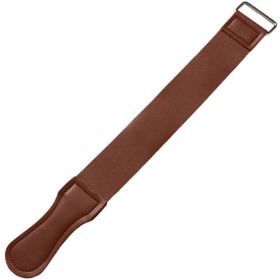 Leather Strop for Knife Sharpening, Straight Razor Sharpener, 18.5x1.97 In