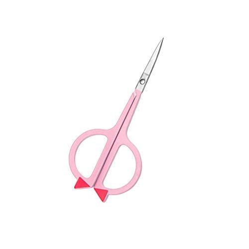Kitchen Scissors 1pc Cute Animal Ears Stainless Steel Eyebrow Scissors Eyebrow Trimmer Makeup Beauty Tools (Blue) ()
