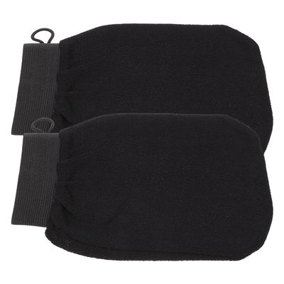 GANAZONO 2Pcs Exfoliating Bath Gloves for Shower Household Use Rough Texture Body Scrubbing Mitts for Dead Skin Removal Lightweight and Portable Massage Gloves Suitable for Oily and Dry