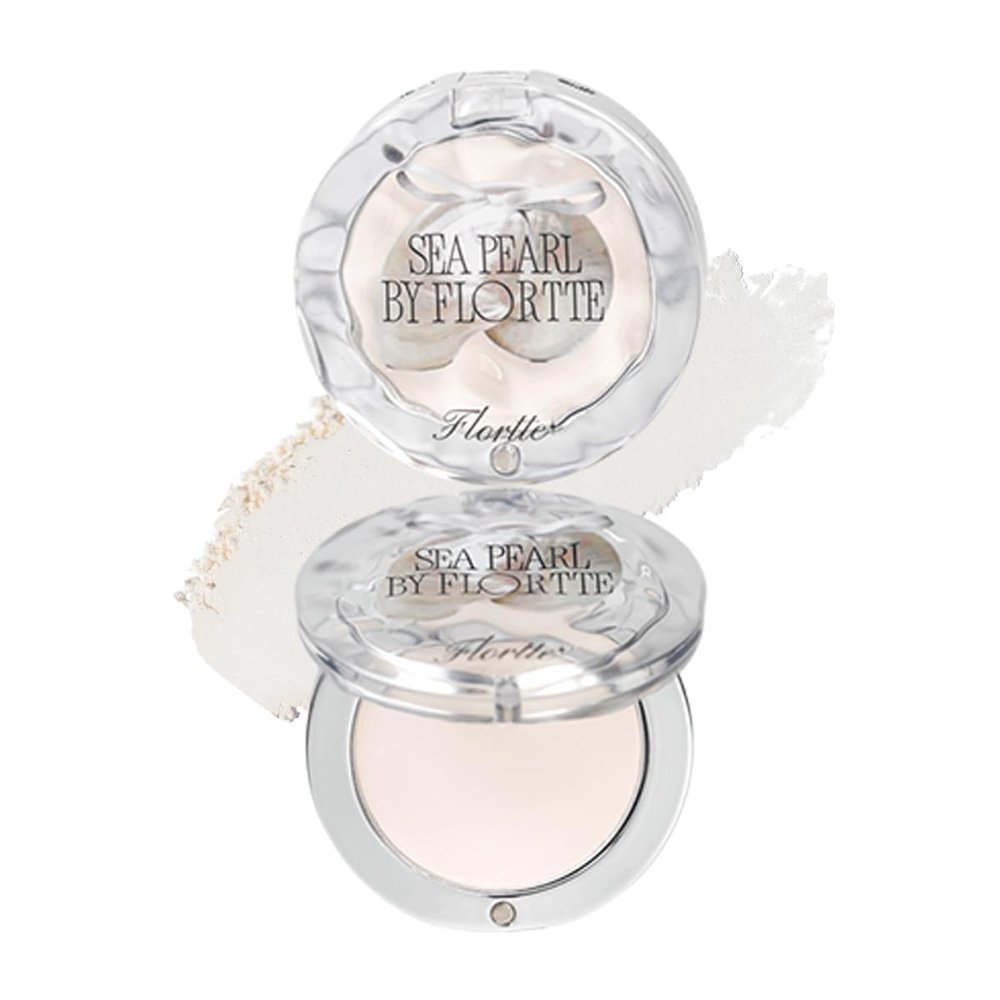 FLORTTE Esther Bunny Single-Colour Highlighter, 3 Colors, Soft-Focus Face Makeup (01# [NEW] Beige, Standard)