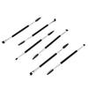 Unomor 6Pcs Dual-ended Eyebrow and Spoolie Brush Makeup Tools with Handles Portable Eye Hair Lash Curler Brushes for Precise Grooming and Blending view 1