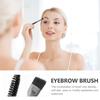 Unomor 6Pcs Dual-ended Eyebrow and Spoolie Brush Makeup Tools with Handles Portable Eye Hair Lash Curler Brushes for Precise Grooming and Blending view 3
