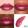 evpct Burgundy Plum Red Metallic Glitter Lip Liner and Lipstick Combo Lip Gloss Stain Set Makeup for Women Long Lasting Waterproof 24, Non Stick Cup Metal Shine Shimmer Iridescent Liquid Lipstick 23 view 3
