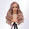 Ash Blonde Wig Human Hair 250 Density 28 Inch 13x6 Body Wave Colored Lace Front Wig Human Hair Pre Plucked, No Synthetic Blend True to Length Easy to Dye Tangle Free Shedding Free Triple Lifespan 3X view 1