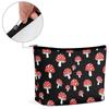 MUMEHAZ Large Travel Make Up Bag Cute Cartoon Red Mushroom Portable Storage Cosmetic Bag Toiletry Bags Lipstick Organizer Storage Pouch view 4