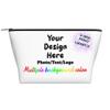 Custom Makeup Bag Design Your Own Image Logo Personalized Cosmetic Bags customized Lightweight Travel Makeup Pouch Bags Gifts for Women color1 view 1