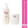 S.UROSKIE Revive & Defend Shampoo (250ml) + Instant Glass Hair Mask (200ml) | For Dry & Frizzy Hair | Spa Treatment at Home | Intense Repair Damage Hair | All Hair Types | For Men & Women view 2