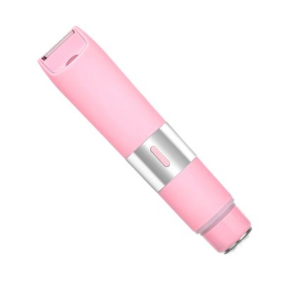Women Body Hair Trimmer,Rechargeable Waterproof Wet Dry Electric Razor Pubic Grooming Shaver for Face Legs Armpit Travel Trip Home