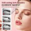 Eyebrow Trimmer Scissor, 2025 Upgrade Precision Eyebrow Grooming Kit, Portable Razor for Home Use, Removal Scissor Shaping Tool for Women (White 2PCS) view 2
