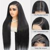 tunfine 40 Inch Wig Human Hair 200% Density 13x6 Skinlike HD Lace Front Wigs Human Hair Pre Plucked with Baby Hair 15A Glueless Drawstring Straight Frontal Human Hair Wigs For Black Women view 4