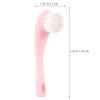 Alipis 5pcs Manual Facial Cleansing Brush with Soft Bristles Long Ergonomic Handle for Deep Pore Exfoliation and Blackhead Removal Skin Care Tools for Gentle Face Washing view 2