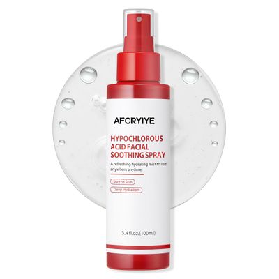 AFCRYIYE Hypochlorous Acid Facial Spray - Soothing Calming Mist for Sensitive, Delicate & Acne-Prone Skin | Daily Use, Post-Sun Care, Korean Skincare Formula | 3.4 Fl Oz
