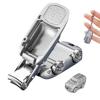 Advanced Foldable Car-Shaped Nail Clipper, Portable Folding Mini Nail Trimmer, Magnetic Splash-Proof Stainless Steel Fingernail, Fingernail Cutter Keychain Accessories for Thick/Hard Nails (Silver) view 1