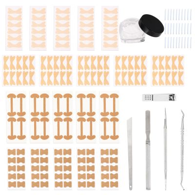 Ingrown Ingrowing Toenail Corrector Removal Tool Kit, Feet Pedicure Tools with Nail File Skin Bevel Knife Toenail Groove Pick & Spoon Isolation Cloth and Nail Stickers for Foot Pedicure Tool