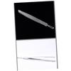 Zerodeko Stainless Steel Bevel Eyebrow Clip Multifunctional Tweezers for Women Men Small Lightweight Hair Removal Tool for Precise Grooming and Cosmetic Bag Essential view 1