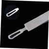 Zerodeko Stainless Steel Bevel Eyebrow Clip Multifunctional Tweezers for Women Men Small Lightweight Hair Removal Tool for Precise Grooming and Cosmetic Bag Essential view 2