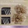 LaaVoo K Tip Hair Extensions Real Human Hair Bleach Blonde U tip Hair Extension Human Hair Hot Fusion Blonde KTip Human Hair Hair Extensions 14 inch 50g/50s view 2
