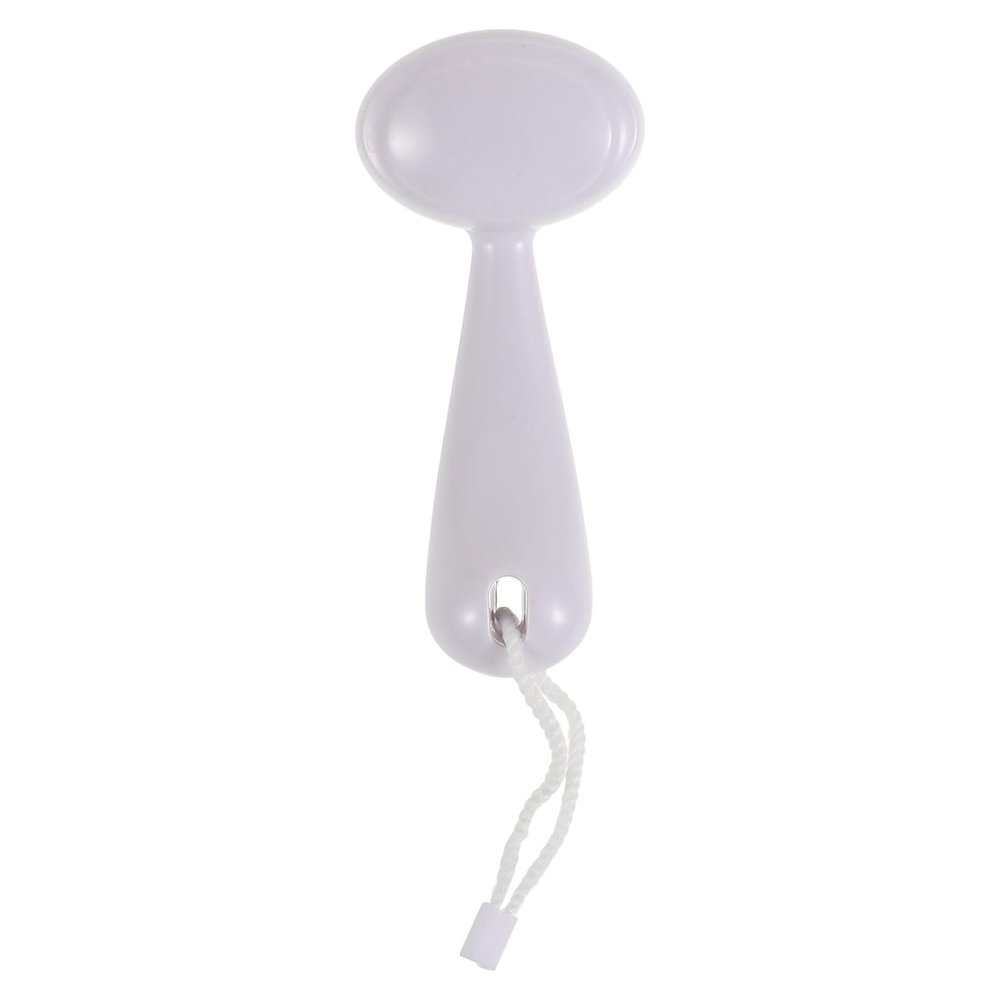 Anneome Facial Cleansing Brush with Long Handle for Gentle Blackhead Removal and Exfoliation Soft Bristle Face Scrubber for Deep Pore Cleaning and Makeup White