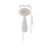 Anneome Facial Cleansing Brush with Long Handle for Gentle Blackhead Removal and Exfoliation Soft Bristle Face Scrubber for Deep Pore Cleaning and Makeup White view 2