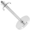 Alipis Silver Razor Holder with Non-slip Base for Mens Shaving Brush and Razor Stand Compact Barber Organizer for Drying and Display Practical Bathroom Accessory for Mens Grooming Tools view 1