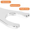 Alipis Silver Razor Holder with Non-slip Base for Mens Shaving Brush and Razor Stand Compact Barber Organizer for Drying and Display Practical Bathroom Accessory for Mens Grooming Tools view 2