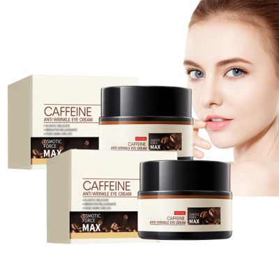 Retinol Caffeine Anti-Wrinkle Stay-Up Late Eye Cream,Retinol & Caffeine Eye Serum,Anti-Aging Eye Cream For Dark Circles & Puffiness (2PC)