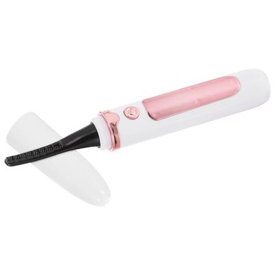 Alipis Portable Electric Heated Eyelash Curler Fast Heating Area Handheld Eyelash Curling Tool Safe Temperature Control Material for Natural Curling Gift for Women