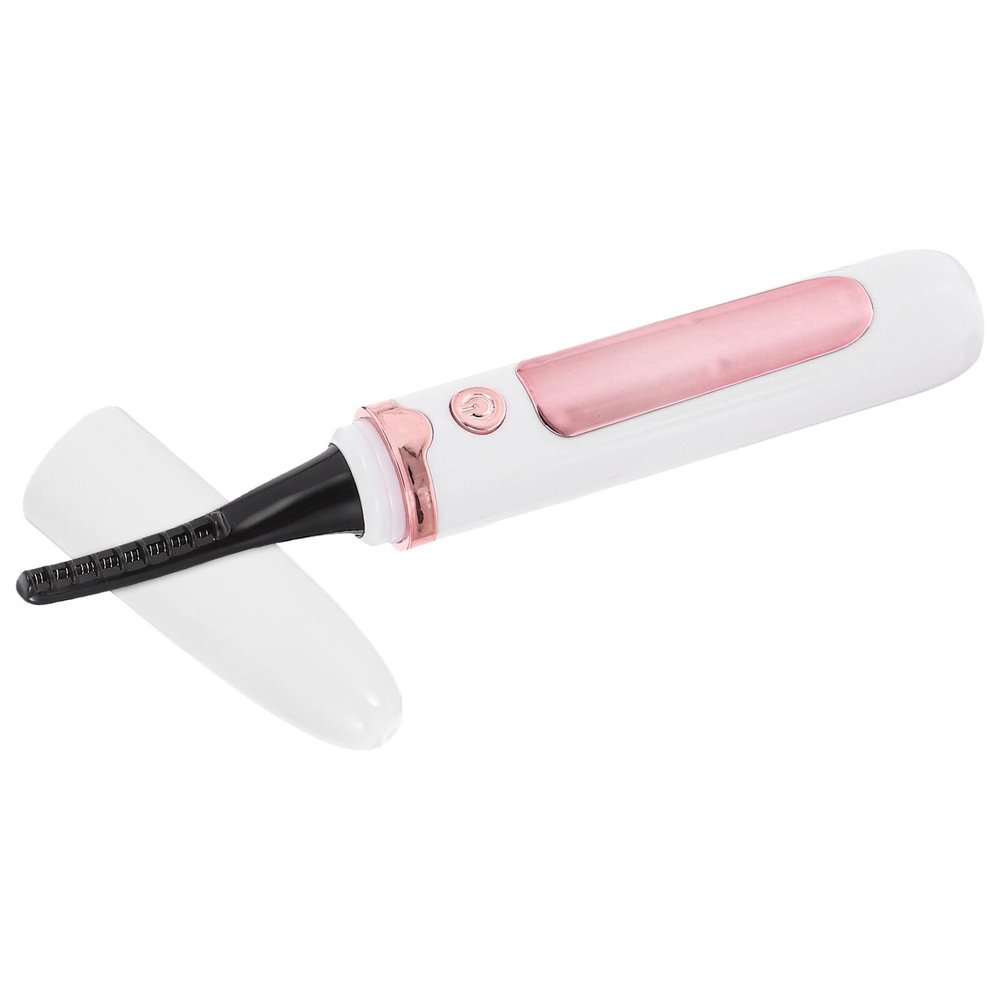 Alipis Portable Electric Heated Eyelash Curler Fast Heating Area Handheld Eyelash Curling Tool Safe Temperature Control Material for Natural Curling Gift for Women
