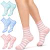 6Pcs Aloe Socks, Lotion Socks, Aloe Infused Fuzzy Moisturizing Socks, Spa Socks for Men and Women, Gel Socks Sleep Socks for Dry Cracked Feet, Fluffy Slipper Cozy Cabin Winter Soft Fleece Warm Comfy view 1