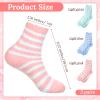 6Pcs Aloe Socks, Lotion Socks, Aloe Infused Fuzzy Moisturizing Socks, Spa Socks for Men and Women, Gel Socks Sleep Socks for Dry Cracked Feet, Fluffy Slipper Cozy Cabin Winter Soft Fleece Warm Comfy view 2