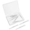 DECHOUS 10pcs Mini Silicone Lip Brushes with Soft Bristles for Even Lipstick and Gloss Application Reusable Travel Lip Makeup Applicator Set with Transparent Storage Box view 1