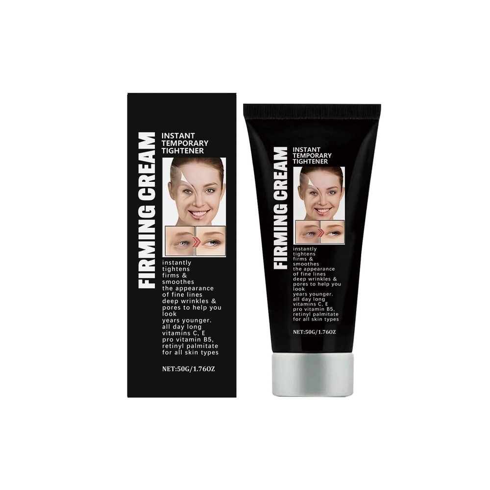 ARANYA Firming Face Cream Instant Temporary Tightener with Vitamin C, E and Glycerin, Anti-Aging Moisturizing Treatment for Fine Lines and Wrinkles, 1.76/3.53oz (50G)