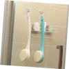 Alipis Long Handle Bath Brush for Home Use Gentle Exfoliating Back Scrubber for Hanging Deep Pore Cleansing Body Brush to Remove Dead Skin and Oil Suitable for Shower and Bath view 3