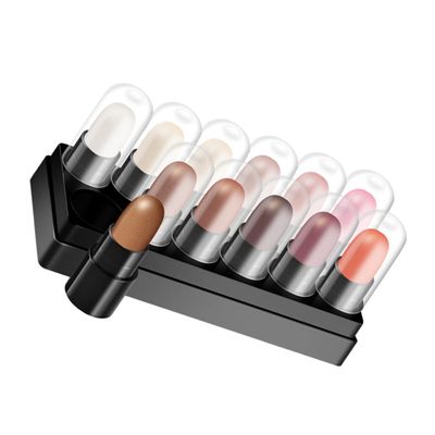 CIYODO 12pcs Eyeshadow Crayons Creamy Highlighter Pens Rotatable Design Shimmer Matte Eye Shadow Sticks for Women Makeup Palette