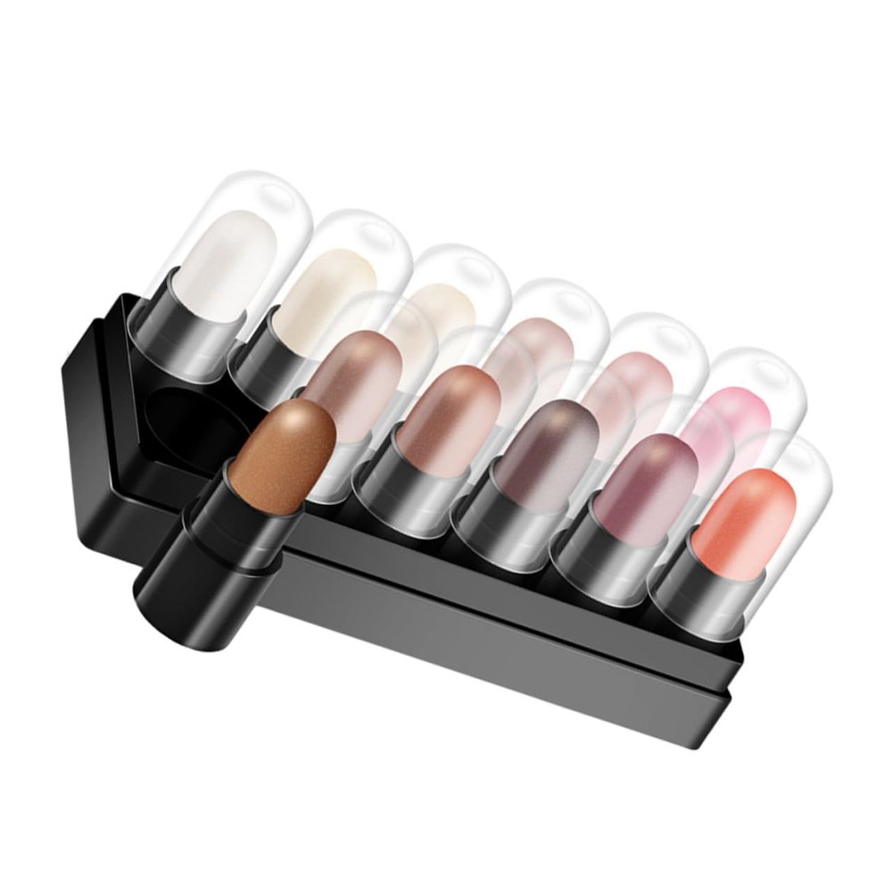 CIYODO 12pcs Eyeshadow Crayons Creamy Highlighter Pens Rotatable Design Shimmer Matte Eye Shadow Sticks for Women Makeup Palette