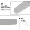 CONGARTENO 10pcs Double-Sided Nail Buffer Blocks Grey Sponge Sanding Manicure Files Nail Files for Acrylic and Natural Portable Care Tool view 3