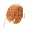 DONFAMDS 3pcs Honeycomb Bathing Sponge Balls with Lanyards Gentle Exfoliating Body Scrubber for Daily Deep Cleansing Rich Shower Poufs for Men Women Reusable Back Wash Sponges view 2