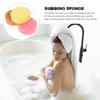 DONFAMDS 3pcs Honeycomb Bathing Sponge Balls with Lanyards Gentle Exfoliating Body Scrubber for Daily Deep Cleansing Rich Shower Poufs for Men Women Reusable Back Wash Sponges view 4