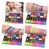 VICASKY Color Water-soluble Face Paint Set with Brush Bright Multi-function Body Paint Pigments for Adults Easy-clean Non-toxic Makeup Kit for Halloween Festival and Cosplay view 4