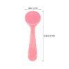 FONDOTIN 4pcs Portable Silicone Face Scrubber with Long Ergonomic Handle Deep Cleansing Facial Brush for Blackhead Removal Exfoliating Soft Bristles for Skin Revitalization and Travel Use view 2