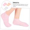 AUTSUPPL 3Pairs Moisturizing Socks for Women Softening Dry Cracked Feet Skin Foot Covers with Exfoliating Care for Supple Nourished at Home Pedicure view 2