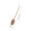 BAZEITFLOW Ergonomic Long Handle Back Scrubber Bath Brush Double-Sided Body Scrubbing Tool for Showering and Skin Massage Deep Cleansing Bathroom Bath Accessory for Men and Women view 2