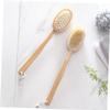BAZEITFLOW Ergonomic Long Handle Back Scrubber Bath Brush Double-Sided Body Scrubbing Tool for Showering and Skin Massage Deep Cleansing Bathroom Bath Accessory for Men and Women view 3