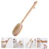 BAZEITFLOW Ergonomic Long Handle Back Scrubber Bath Brush Double-Sided Body Scrubbing Tool for Showering and Skin Massage Deep Cleansing Bathroom Bath Accessory for Men and Women view 4