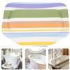 Luxshiny Household Bathtub Pillow with Powerful Suction Cups PVC Bath Cushion for Neck Shoulder Support Compact and Spa Headrest for Hotels Homes Beauty Salons Comfortable Soaking view 2