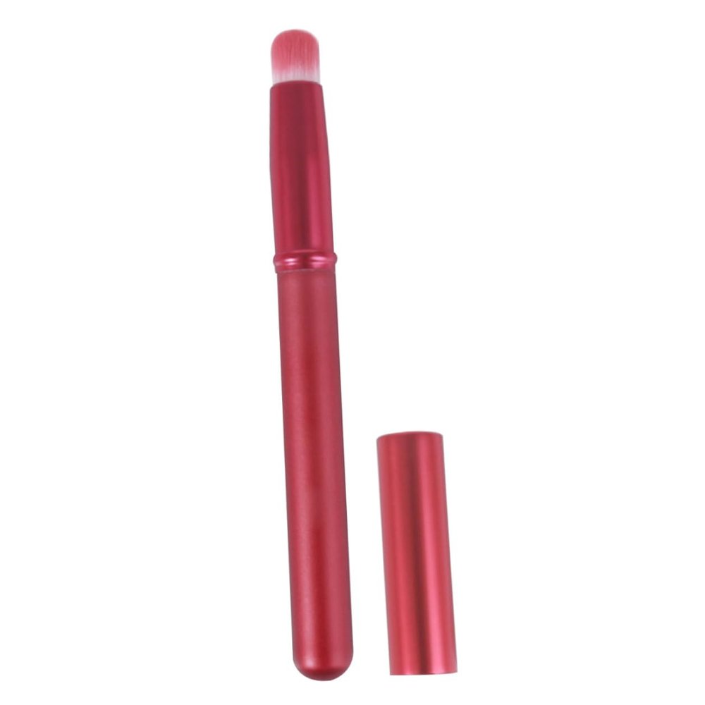 Anneome Portable Lip Brush with Cap Smooth Secure Lipstick Applicator Wand for Precise Makeup for Home and Salon Use Gentle Skin for Lip Gloss and Concealer Application