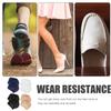 ABOOFAN 4 Pairs Moisturizing Gel Heel Socks for Women and Men Toeless Breathable Design Softens Horniness Prevents Cracks Protects and Hydrates Dry Heels Comfortable Fit for All Foot view 4